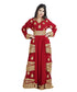 Red Georgette Embroidered Zari Work Islamic Kaftan