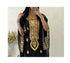 Black Handcrafted Embroidered Stone work Stitched Dress Georgette Kaftan Party Wear Wedding Dresses