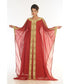 Maroon Georgette Embroidered Zari_Work Islamic-Kaftans