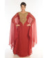 Maroon Georgette Embroidered Zari_Work Islamic-Kaftans