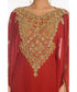 Maroon Georgette Embroidered Zari_Work Islamic-Kaftans