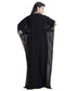 Black Georgette Embroidered Zari Work Designer Kaftan for Women