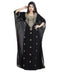 Black Georgette Embroidered Zari Work Designer Kaftan for Women