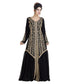 Black Georgette Embroidered Zari Work Islamic Kaftan
