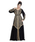 Black Georgette Embroidered Zari Work Islamic Kaftan