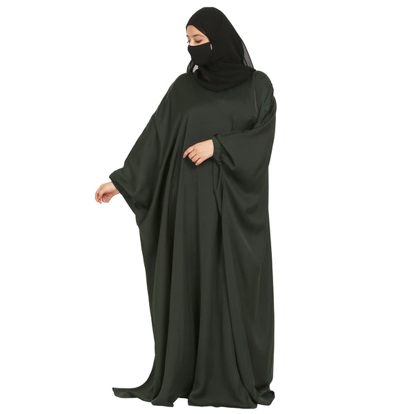 Nida Kaftan Abaya With Elasticated Sleeves