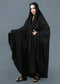 Premium Irani or Iraqi Chadar or Abaya Nida Plain Black Open