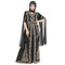 Black color luxurious Long Sleeves Handmade Moroccan Kaftan Embroidered zari work hijab