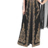 Black color luxurious Long Sleeves Handmade Moroccan Kaftan Embroidered zari work hijab