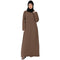 Printed Shrug with inner abaya combo -Beige