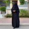 Modest Black Irani Jilbab with Niqab | Full-Length Firdous Fabric for Daily Wear