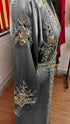 Black inner light gold color luxurious Full Sleeves Handmade Moroccan Kaftan.