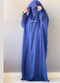 Saudi or Irani Jilbab Full Length Blue and Noise Pc Firdous Fabric