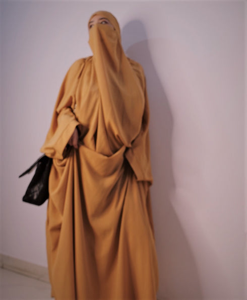 Light Orange Plain Kashibo Jibab