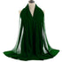 Dark-Green & White color luxurious Handmade Moroccan Kaftan with hijjab