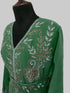 Dark Green color luxurious Full Sleeves Handmade Moroccan Kaftan.