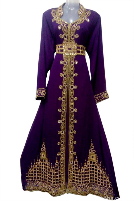 Violet Morrocan Georgette Kaftan
