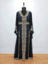 Black Moroccan Party Wear Kaftan for Women