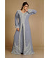 Grey Morrocan Georgette Islamic Kaftan