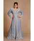 Grey Morrocan Georgette Islamic Kaftan