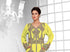Yellow color luxurious Full Sleeves Handmade Moroccan Kaftan .