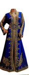Ink Blue Georgette Zari Work Kaftan
