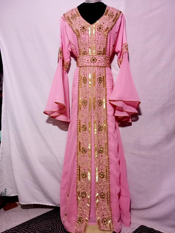 Rose Pink Kaftan for Women