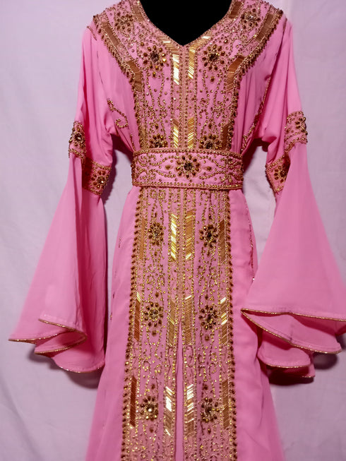 Rose Pink Kaftan for Women