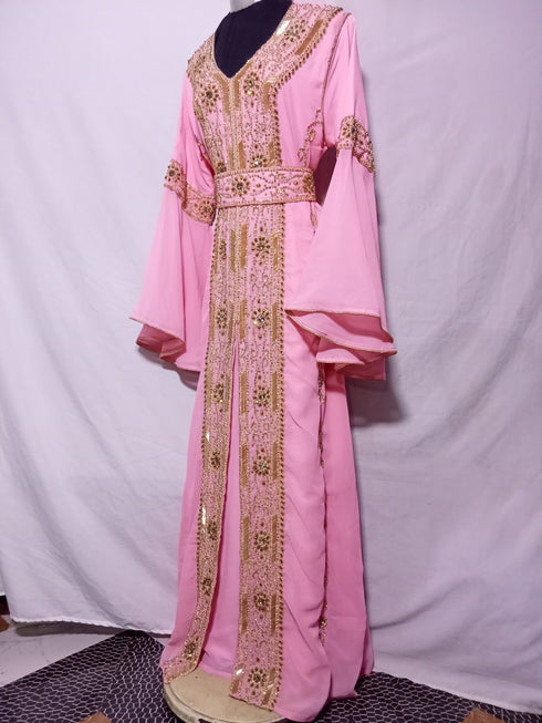 Rose Pink Kaftan for Women