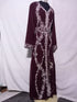 Brown Zari & Hand work Georgette Morocco style Kaftan wedding wear
