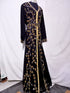 Black Zari & Hand work Georgette Morocco style Kaftan wedding wear