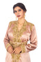 Elegant Dusty Rose Georgette Zari Work Kaftan for Women
