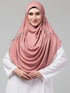 Nazneen front gather & pleated with Cristal stone ready to wear prayer Hijab