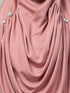 Nazneen front gather & pleated with Cristal stone ready to wear prayer Hijab