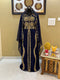 Sale!! Royal Fashion Black African Dubai Moroccan Beaded Kaftan Party Fancy Clothing Crystal Work Dresses