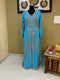 Light Blue Georgette Embroidered Kaftan for Women