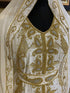 Grand White & Gold Layered Moroccan Kaftan Gown | Luxury Bridal & Event Dress
