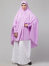 Nazneen stretchable Polyester smoking at sleeve Jilbab cum prayer khimar Hijab