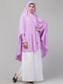 Nazneen stretchable Polyester smoking at sleeve Jilbab cum prayer khimar Hijab