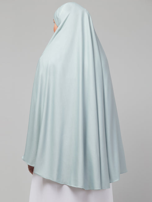 Nazneen Ready to wear instant Sky Sage green colour Prayer Hijab