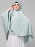 Nazneen Ready to wear instant Sky Sage green colour Prayer Hijab