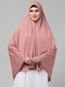 Nazneen Mauve pink Colour Ready to wear instant Prayer Hijab