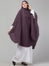 Nazneen Ready to Wear tie at back with Naqab instant Khimer Prayer hijab For Hajj and Umrah
