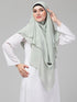 Nazneen Triangle tow layers tie at back Ready to wear Hijab cum Naqab