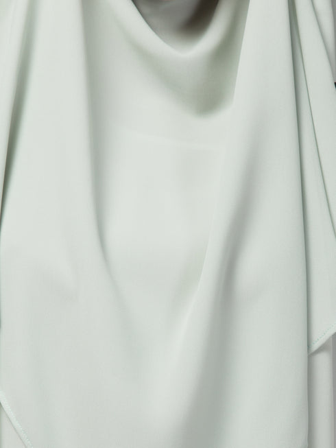 Nazneen Triangle tow layers tie at back Ready to wear Hijab cum Naqab