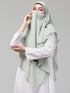 Nazneen Triangle tow layers tie at back Ready to wear Hijab cum Naqab