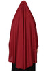 Nazneen Khimar Solid Jersey Full Sleeve Maroon