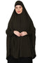 Nazneen stretchable Jeresy smoking at sleeve Jilbab cum prayer khimar Hijab