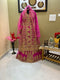 Hot-Pink Heavy Aari & Stone Work stitched Net Designed Morroco Kaftan Wedding Wear