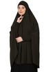 Nazneen stretchable Jeresy smoking at sleeve Jilbab cum prayer khimar Hijab